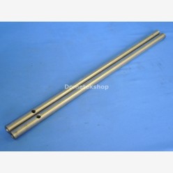 Steel rod, chromed, 15mm x 408mm, lot of 2